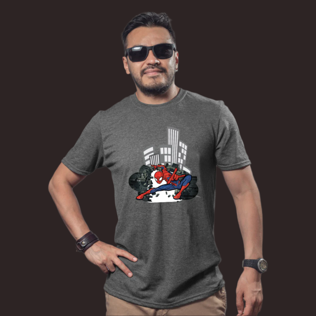 Hey Spiderman  - Vibe Wear T-Shirt, 100% Cotton