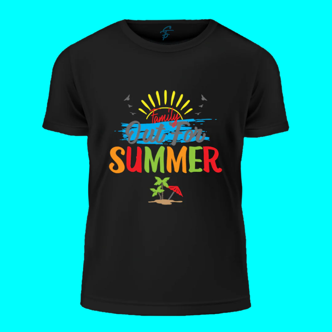 OUT FOR SUMMER, T-Shirt, 100% Cotton, Summer Collection