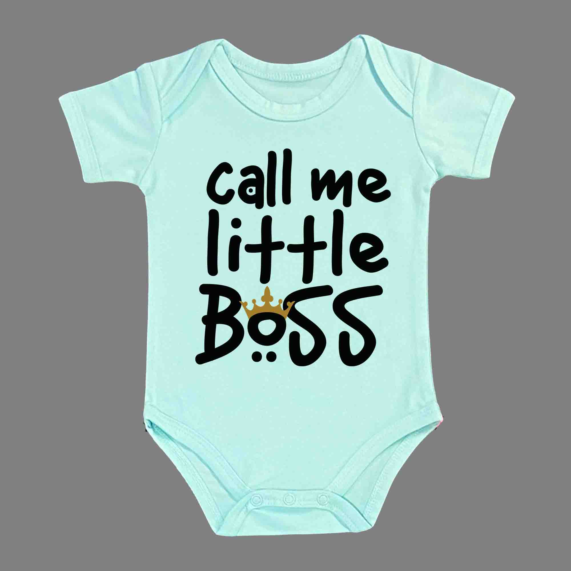 CALL ME LITTLE BOSS - Infant Tees