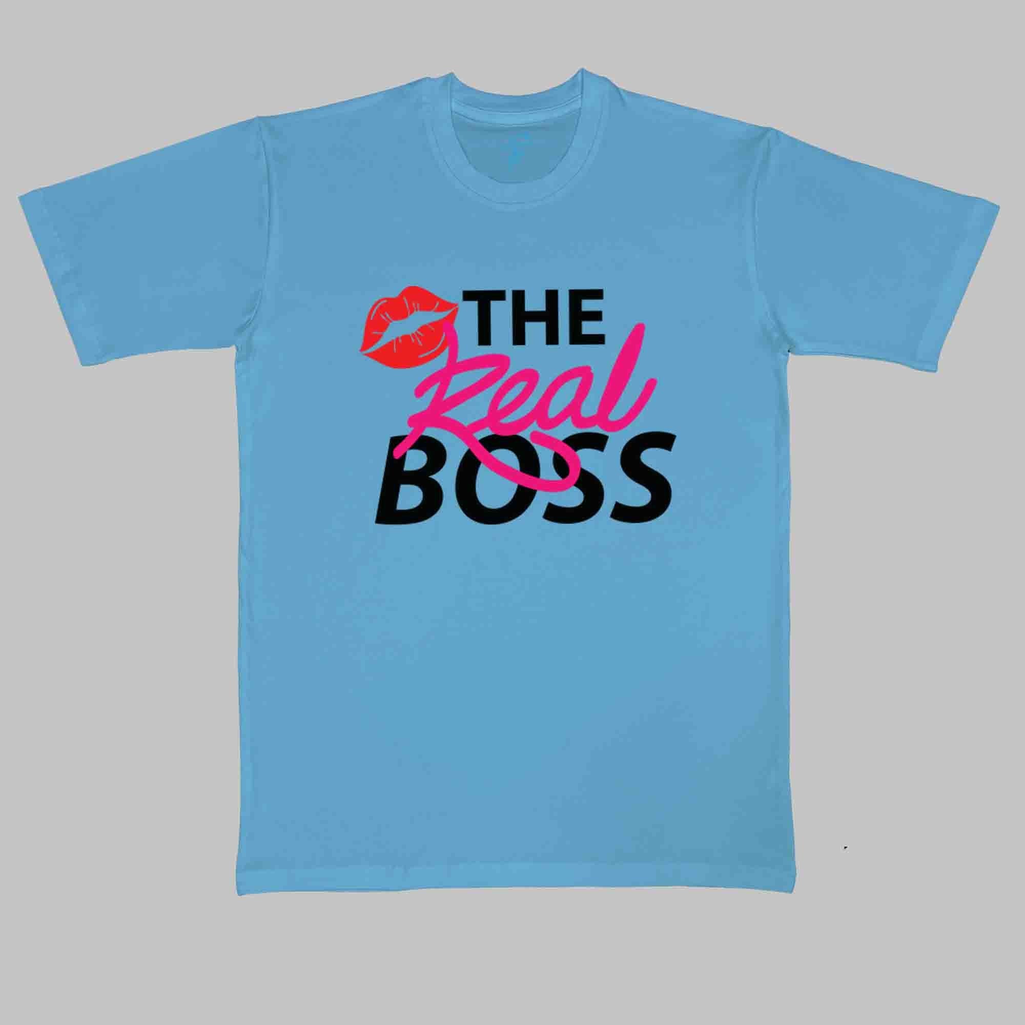 THE BOSS & THE REAL BOSS TSHIRT - Couple