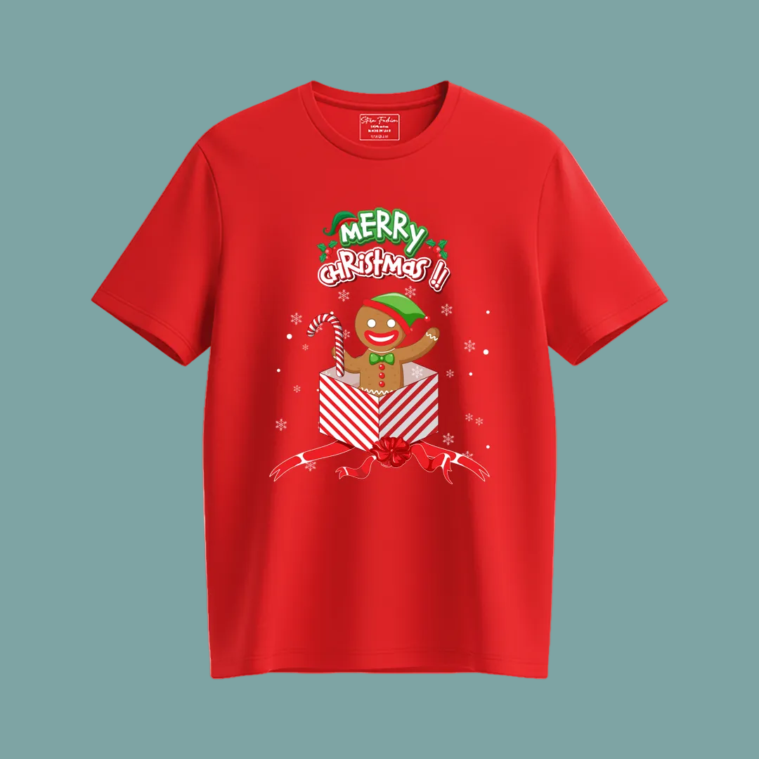 Family Christmas Squad Shirts  Matching Ginger Bread Holiday Tees for Family Photos & Christmas Morning