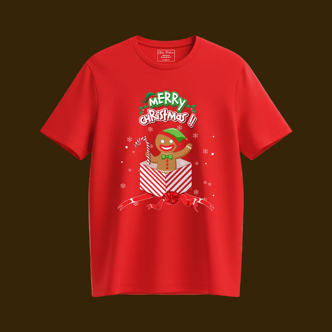 Family Christmas Squad Shirts  Matching Ginger Bread Holiday Tees for Family Photos & Christmas Morning