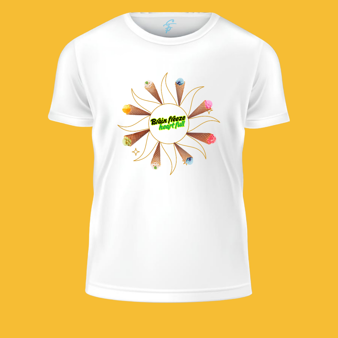 ICE CREAM SUMMER, T-Shirt, 100% Cotton, Summer Collection
