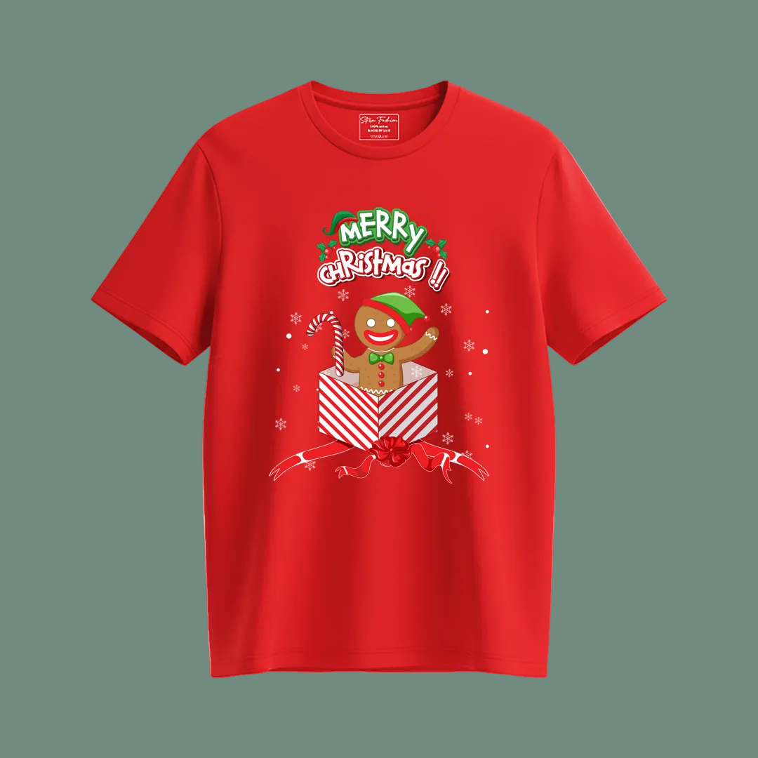 Family Christmas Squad Shirts  Matching Ginger Bread Holiday Tees for Family Photos & Christmas Morning