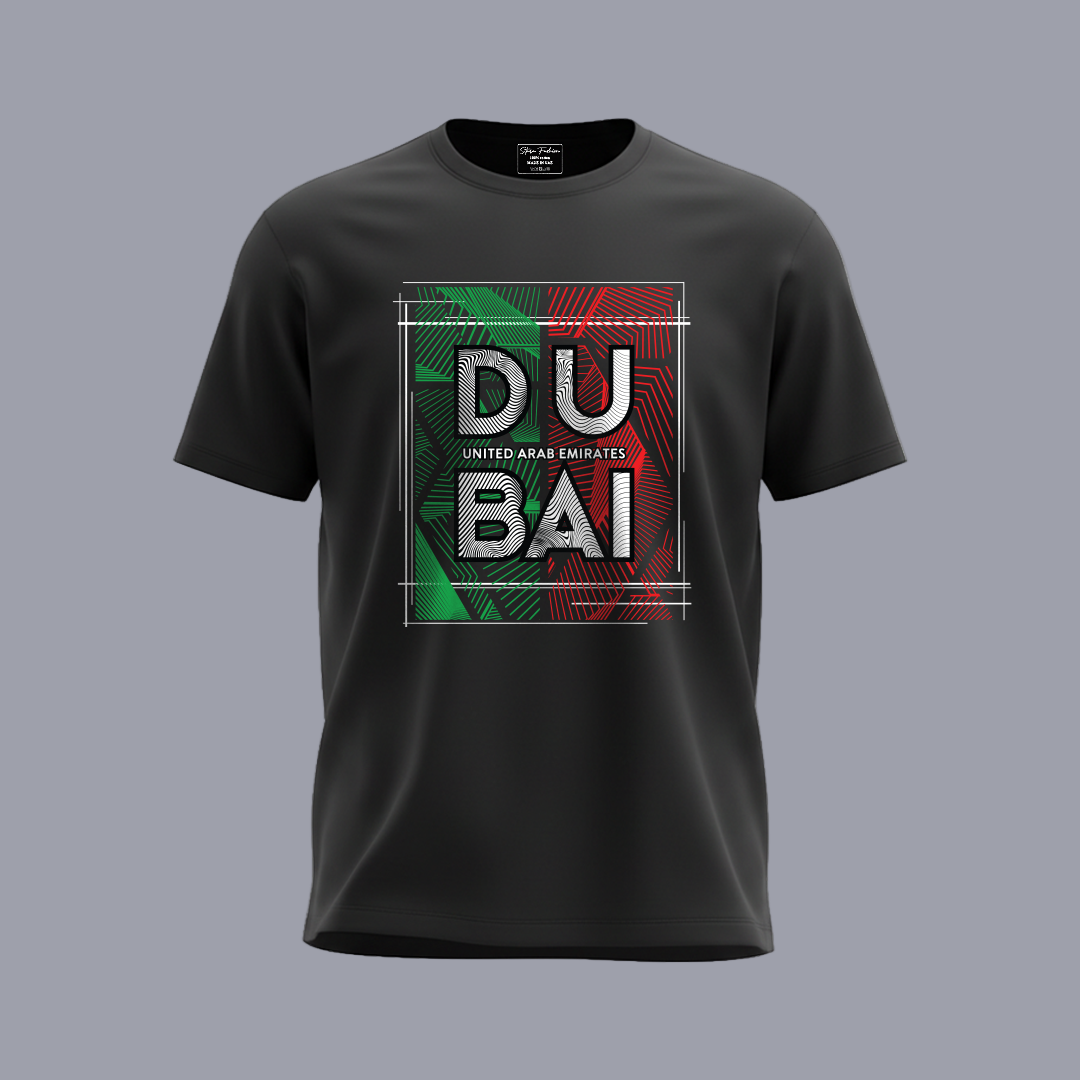 Dubai United Arab Emirates Flag  Souvenir T-shirt