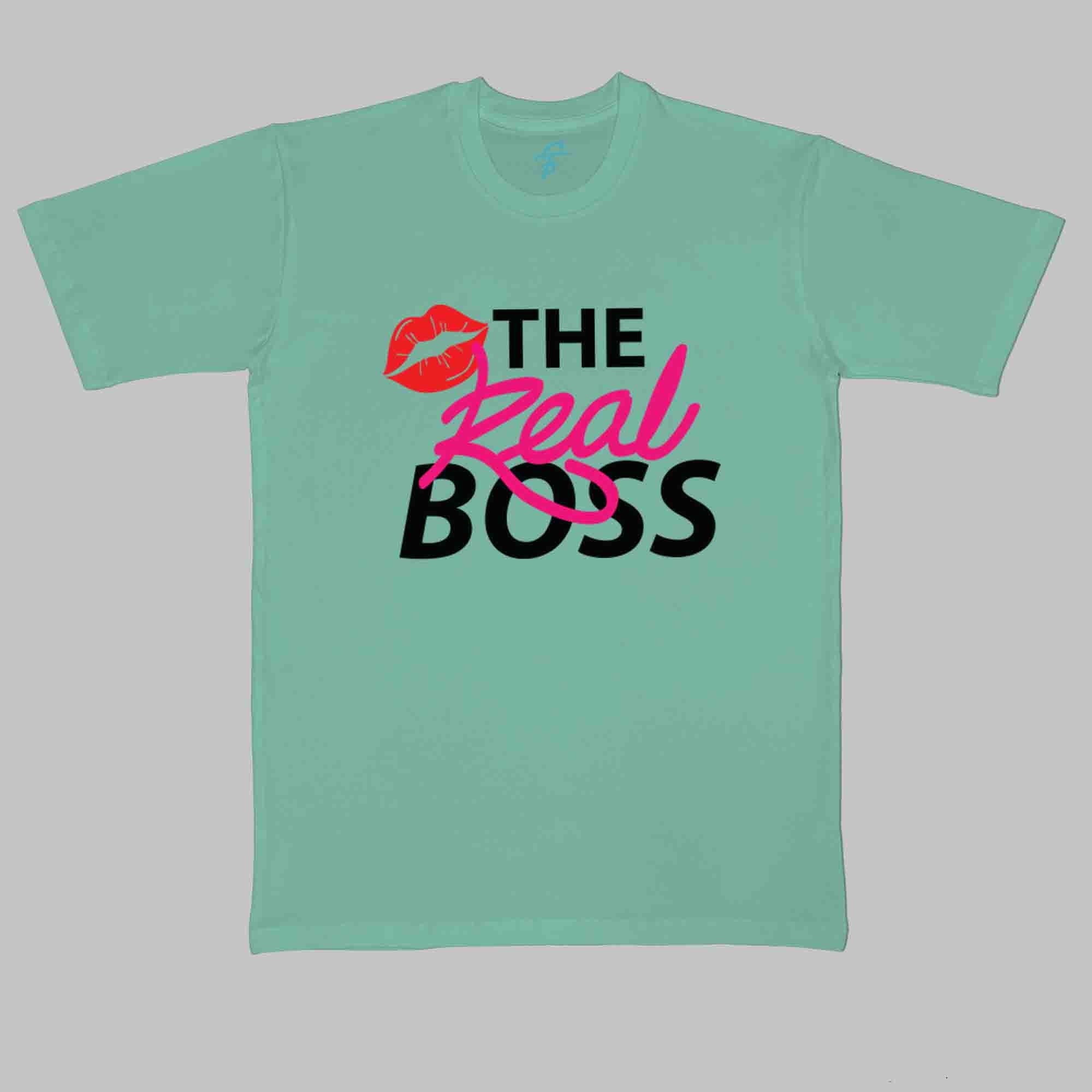 THE BOSS & THE REAL BOSS TSHIRT - Couple