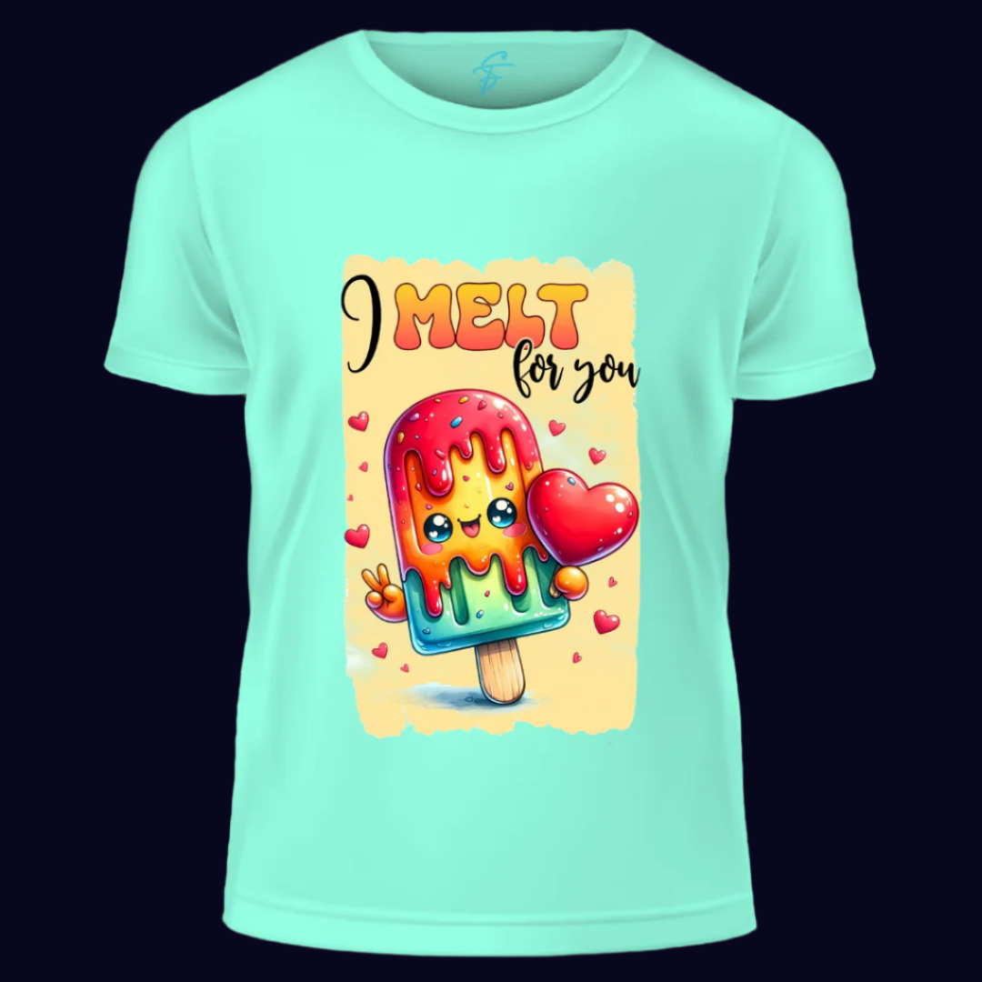 Love That Melts Like Ice Cream - Vibe Wear T-Shirt, 100% Cotton