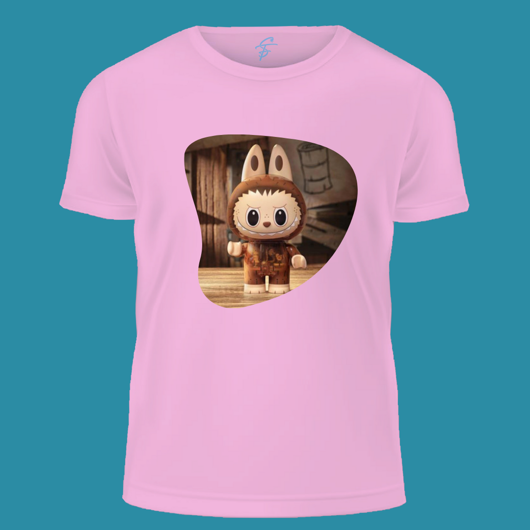 LABUBU FRAME T-Shirt, 100% Cotton