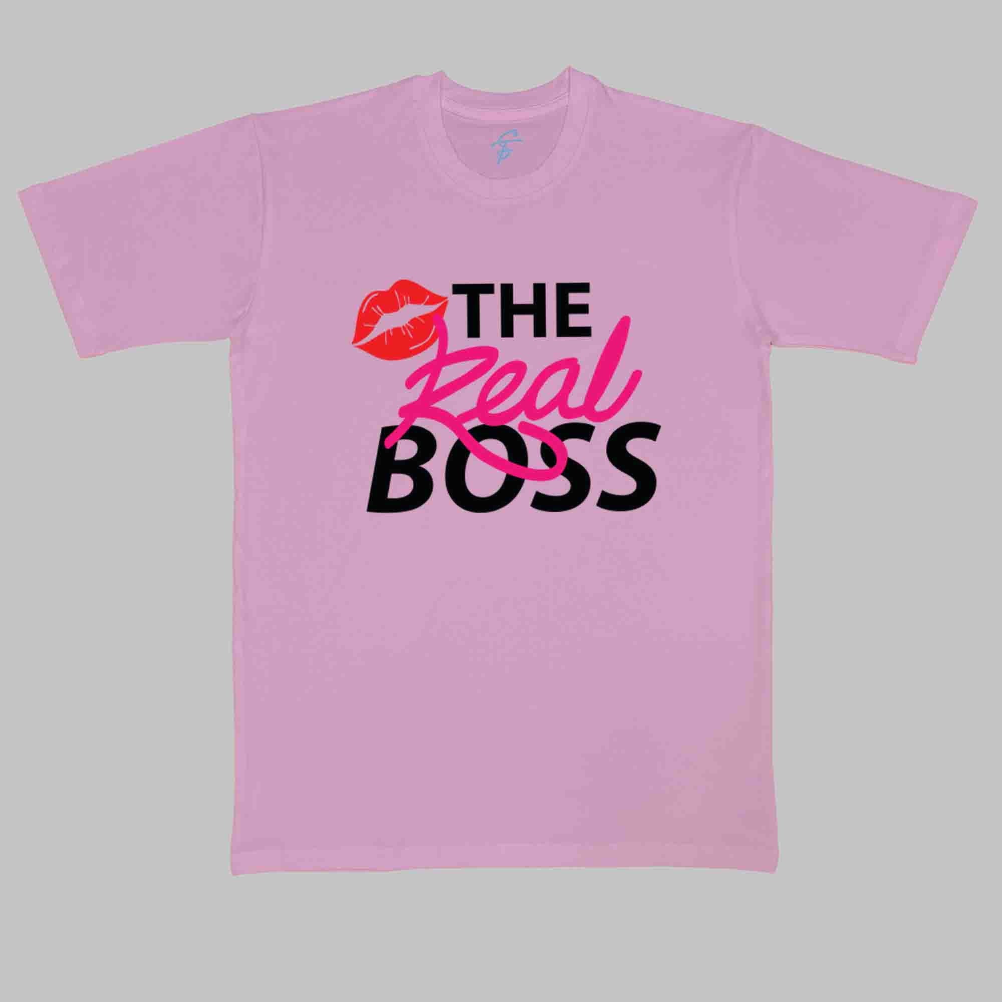THE BOSS & THE REAL BOSS TSHIRT - Couple