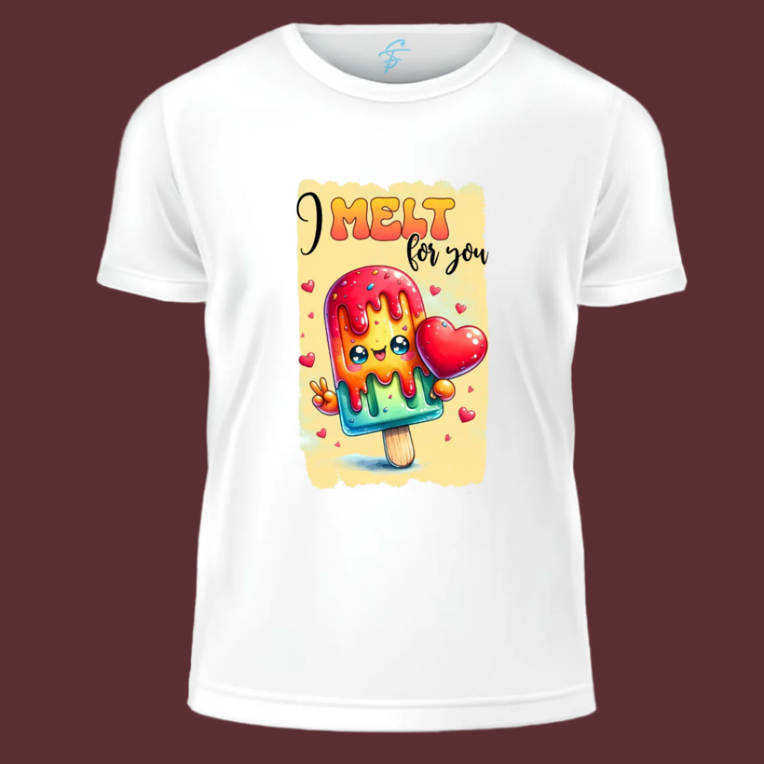 Love That Melts Like Ice Cream - Vibe Wear T-Shirt, 100% Cotton