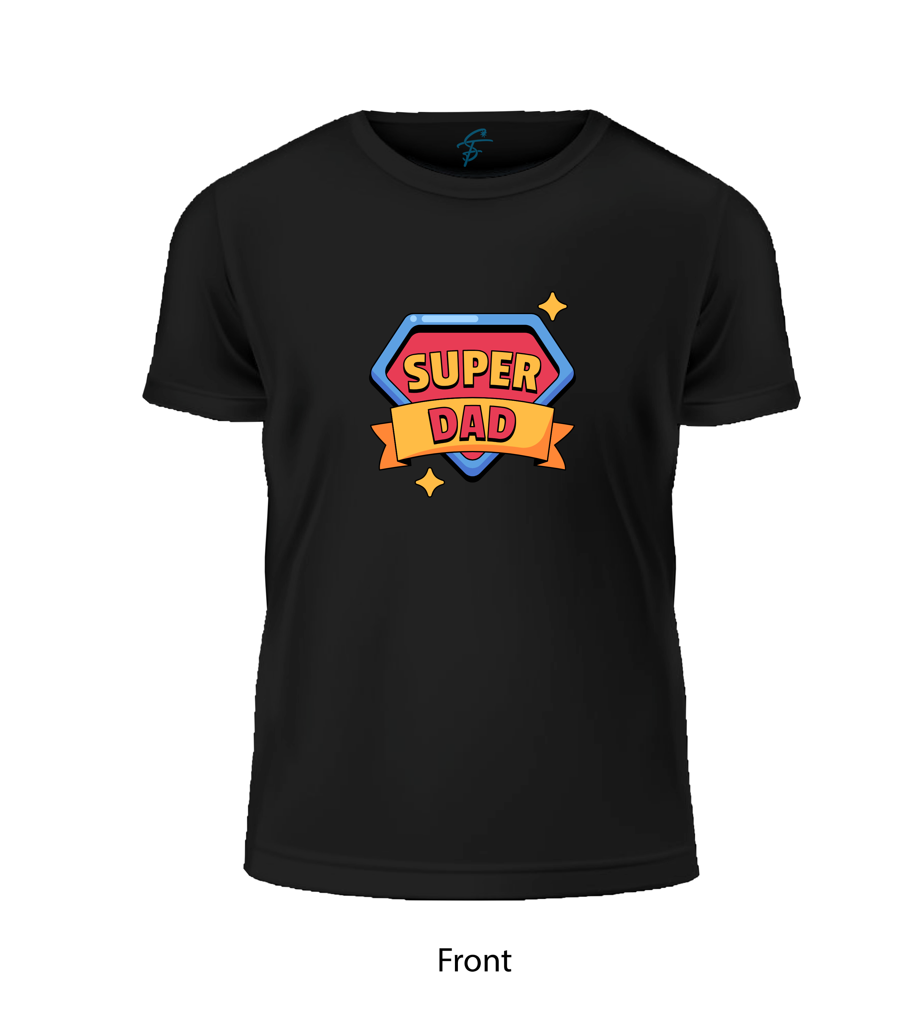 Super Dad Father's Day Graphic Printed T-Shirt | Premium Cotton Round Neck Tee for Men