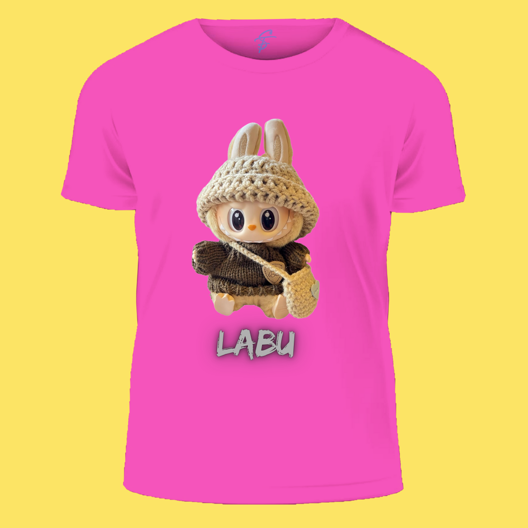 LABU CROSS STITCH T-Shirt, 100% Cotton