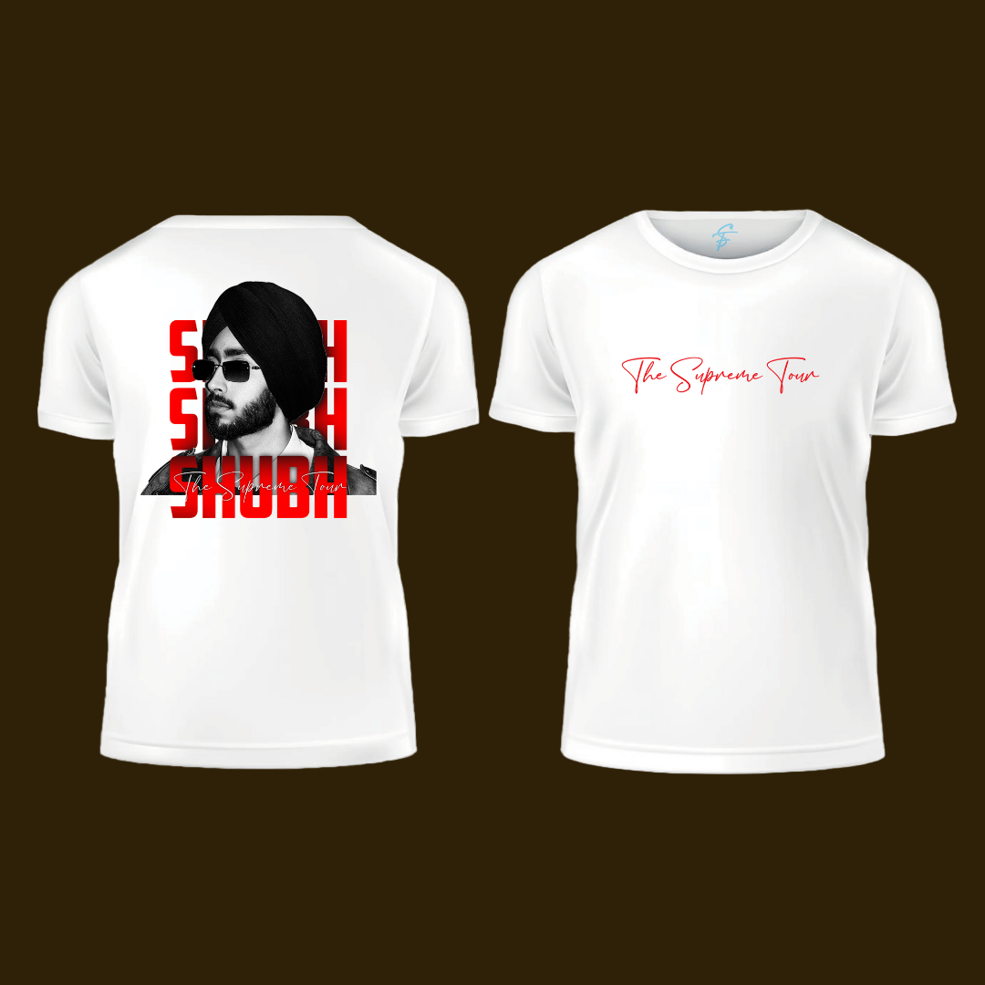 Shubh No Love T-Shirt | Punjabi Rapper Graphic Tee | Hip Hop Streetwear | Desi Rap Oversized Black Cotton Shirt