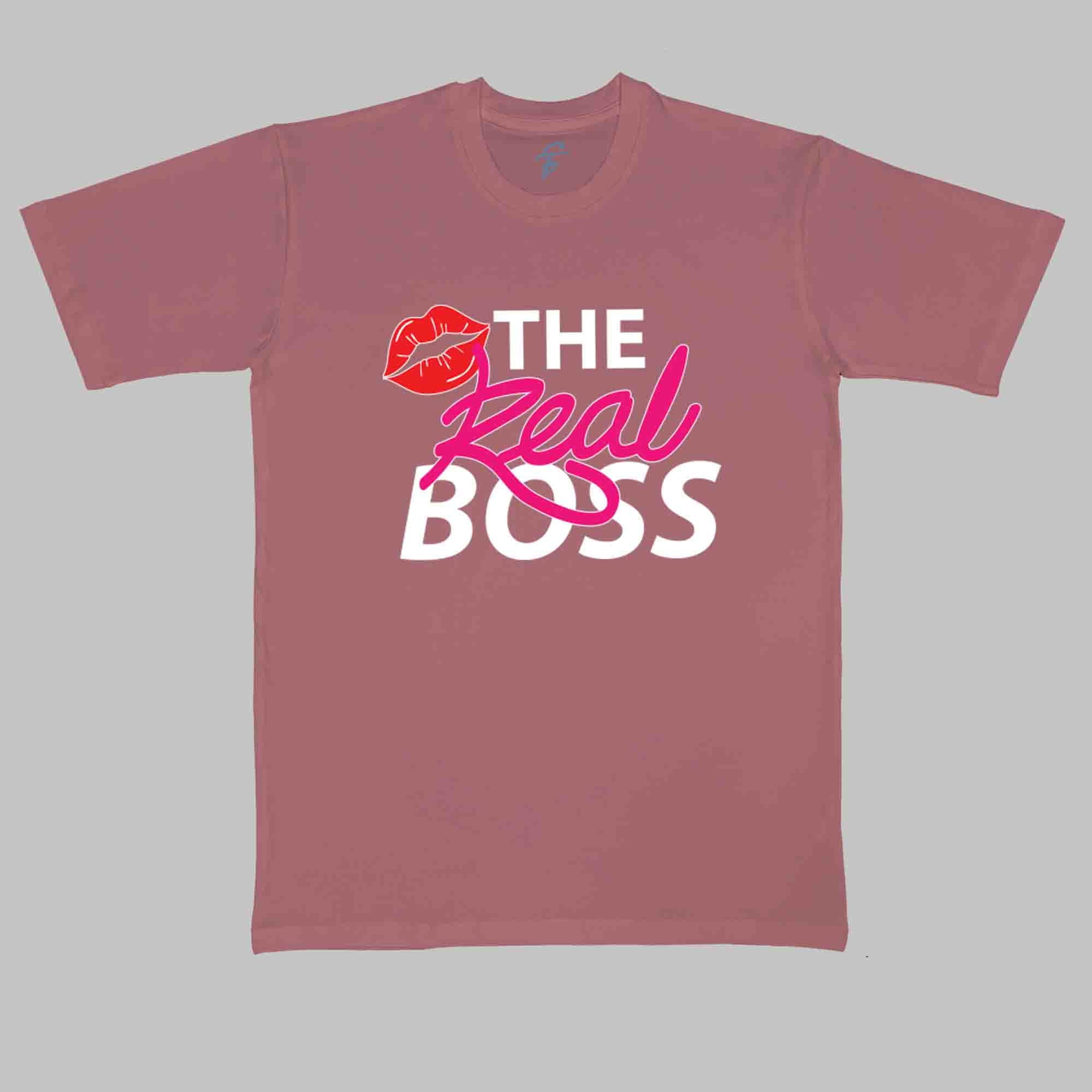 THE BOSS & THE REAL BOSS TSHIRT - Couple
