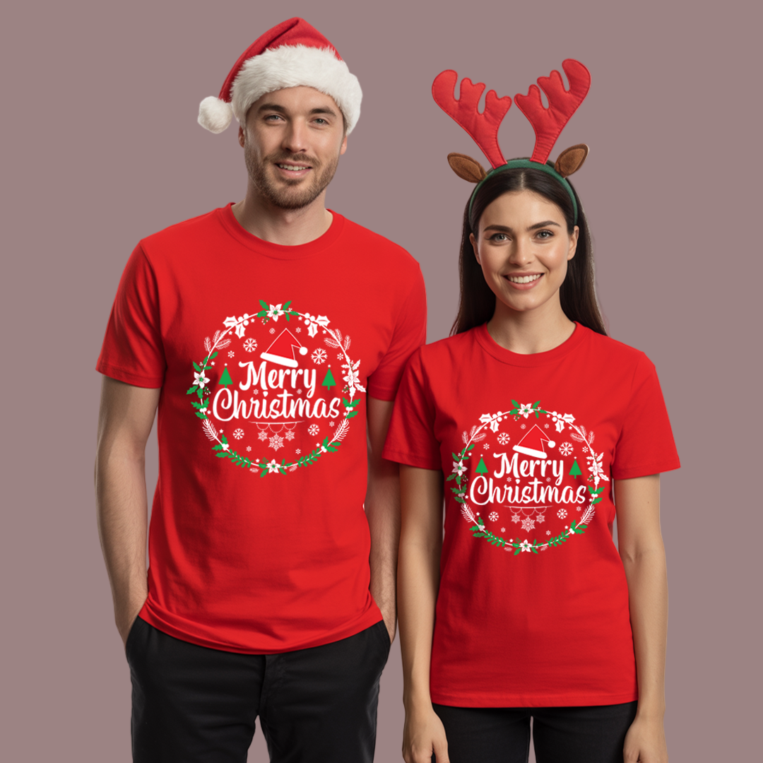 Christmas Photo Prop Outfit | Casual Holiday Graphic T-Shirt Matching Family outfit