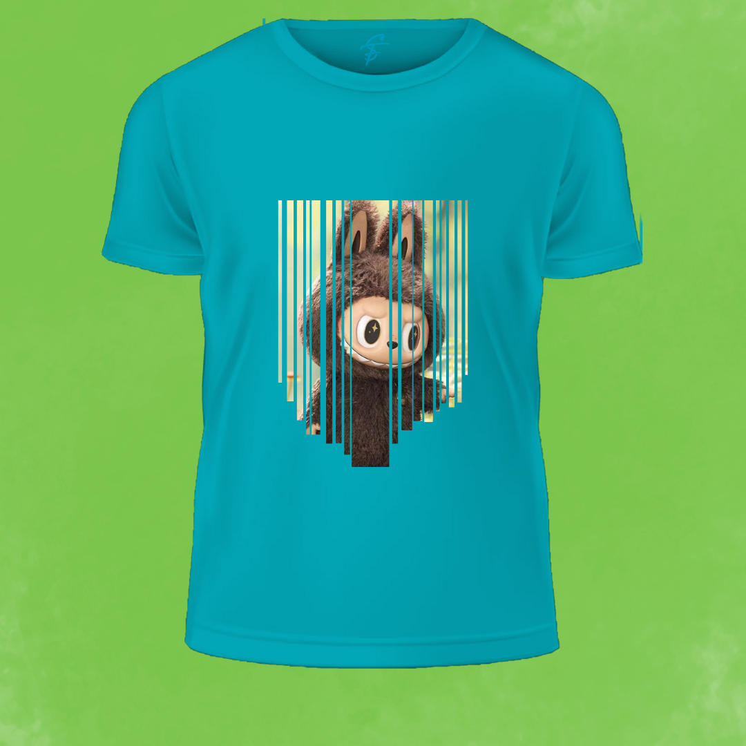 LABUBU BROWN T-Shirt, 100% Cotton