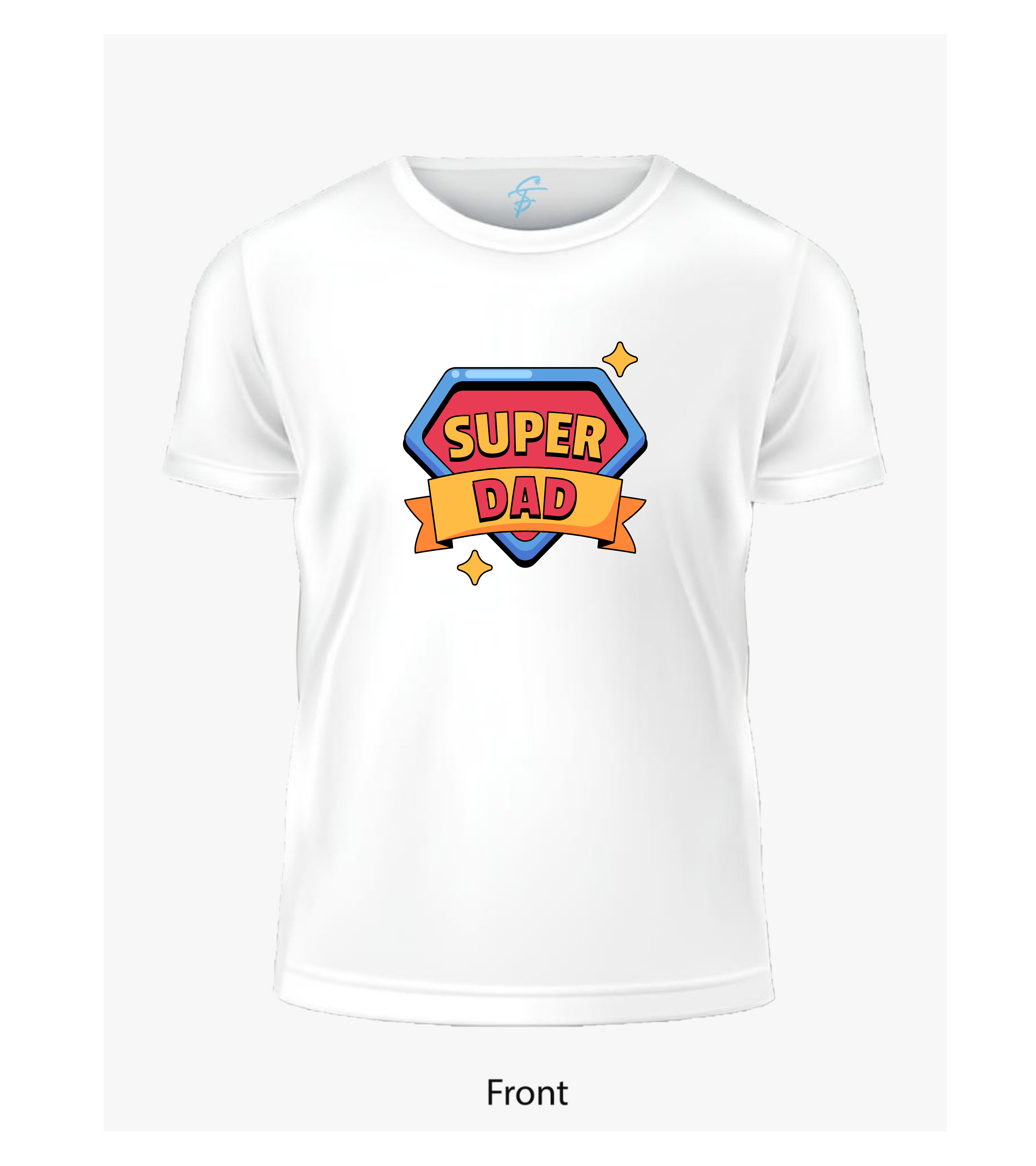 Super Dad Father's Day Graphic Printed T-Shirt | Premium Cotton Round Neck Tee for Men