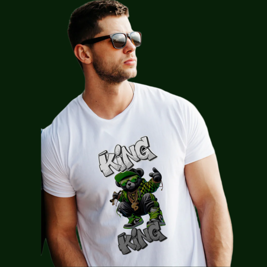 The Rock King  - Vibe Wear T-Shirt, 100% Cotton