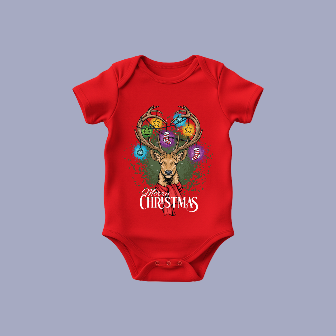 Family Reindeer Christmas Lights T-Shirts | Reindeer Tshirt | Red Christmas T-shirt