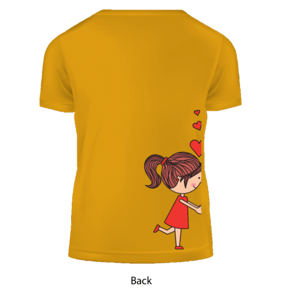 Cartoon Love Design, Set of 2 PCS – Couple Tshirt for Couples