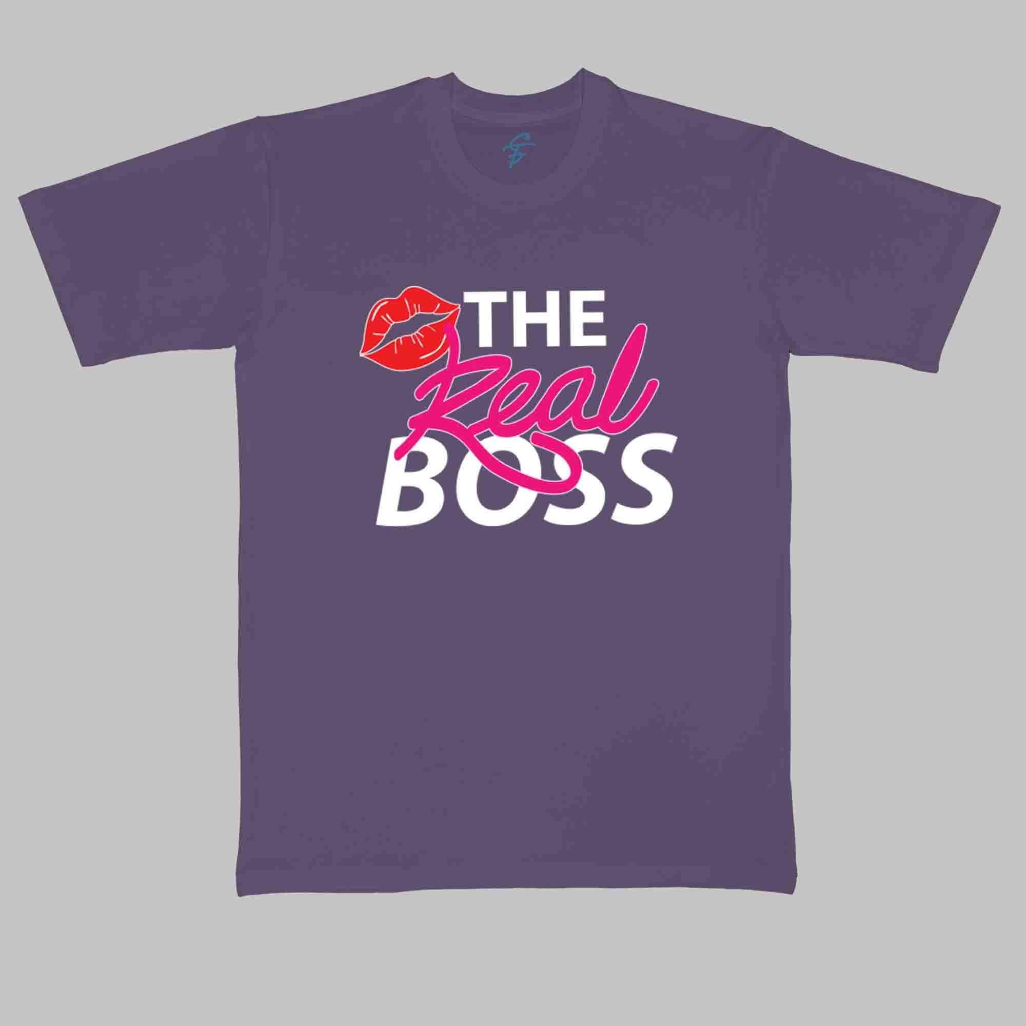 THE BOSS & THE REAL BOSS TSHIRT - Couple