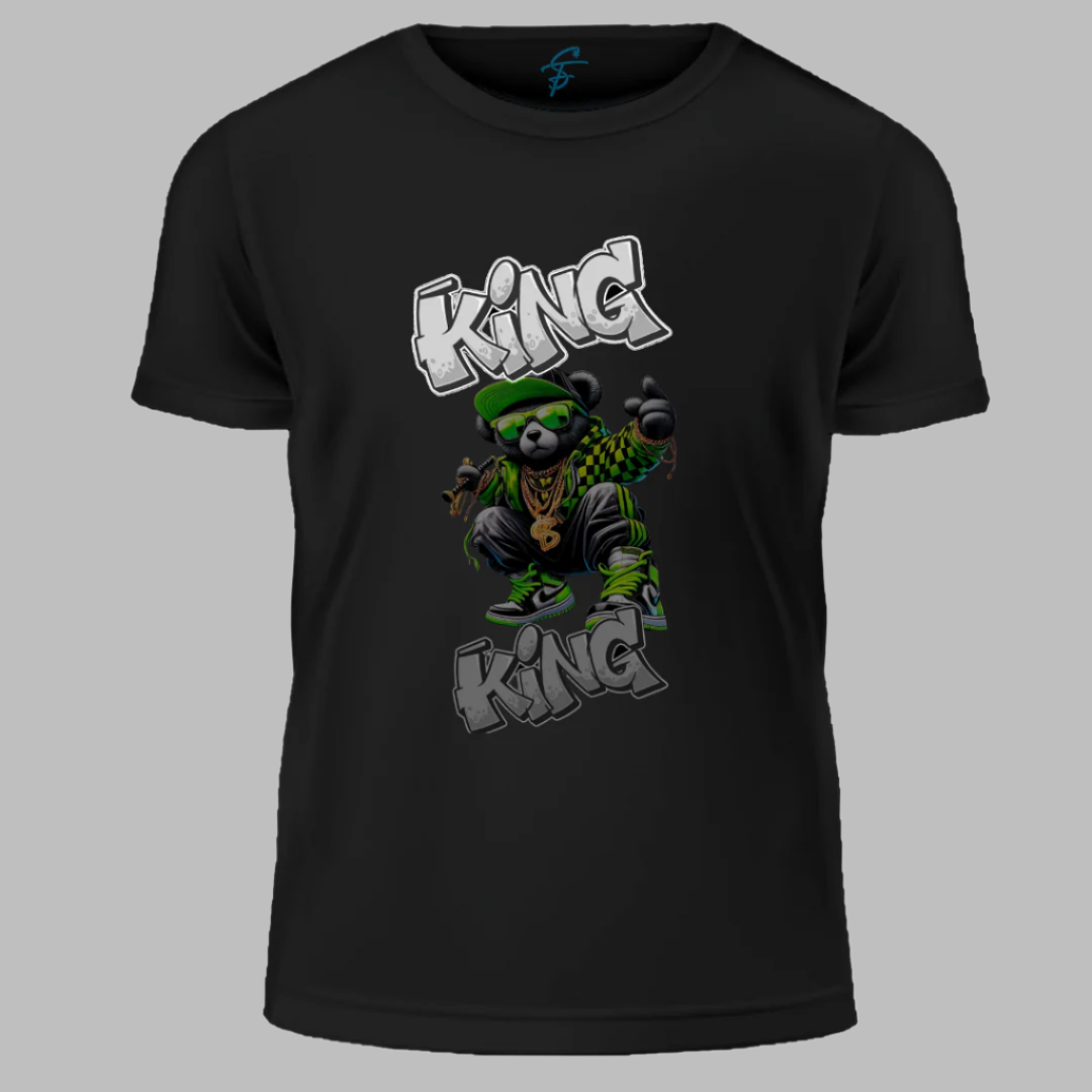 The Rock King  - Vibe Wear T-Shirt, 100% Cotton