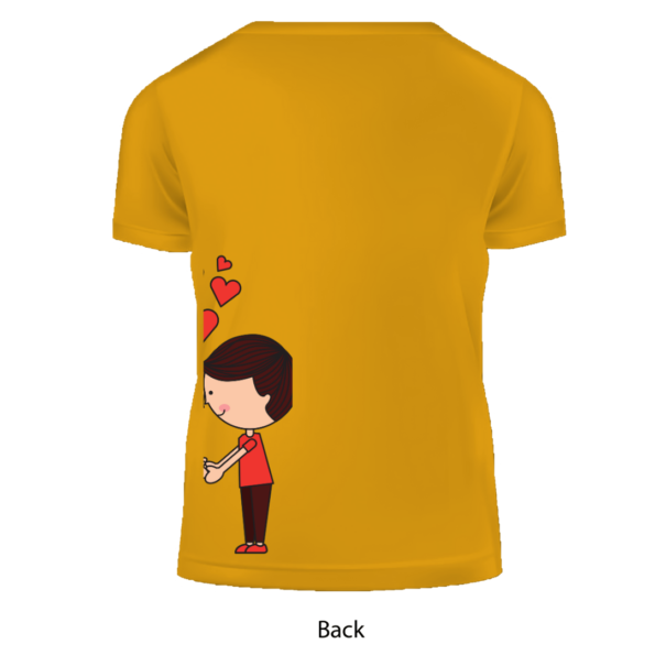 Cartoon Love Design, Set of 2 PCS – Couple Tshirt for Couples