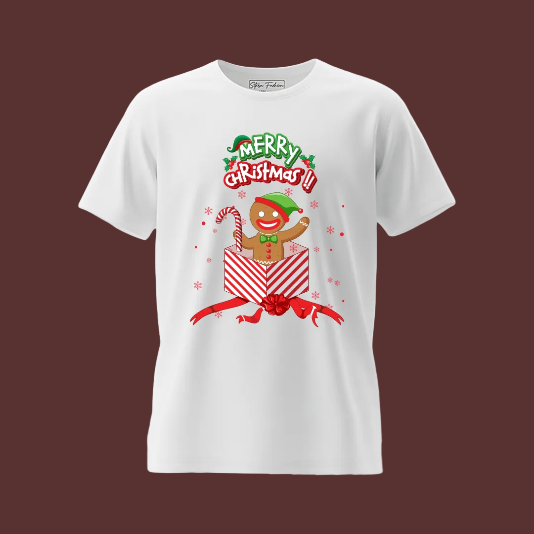 Family Christmas Squad Shirts  Matching Ginger Bread Holiday Tees for Family Photos & Christmas Morning