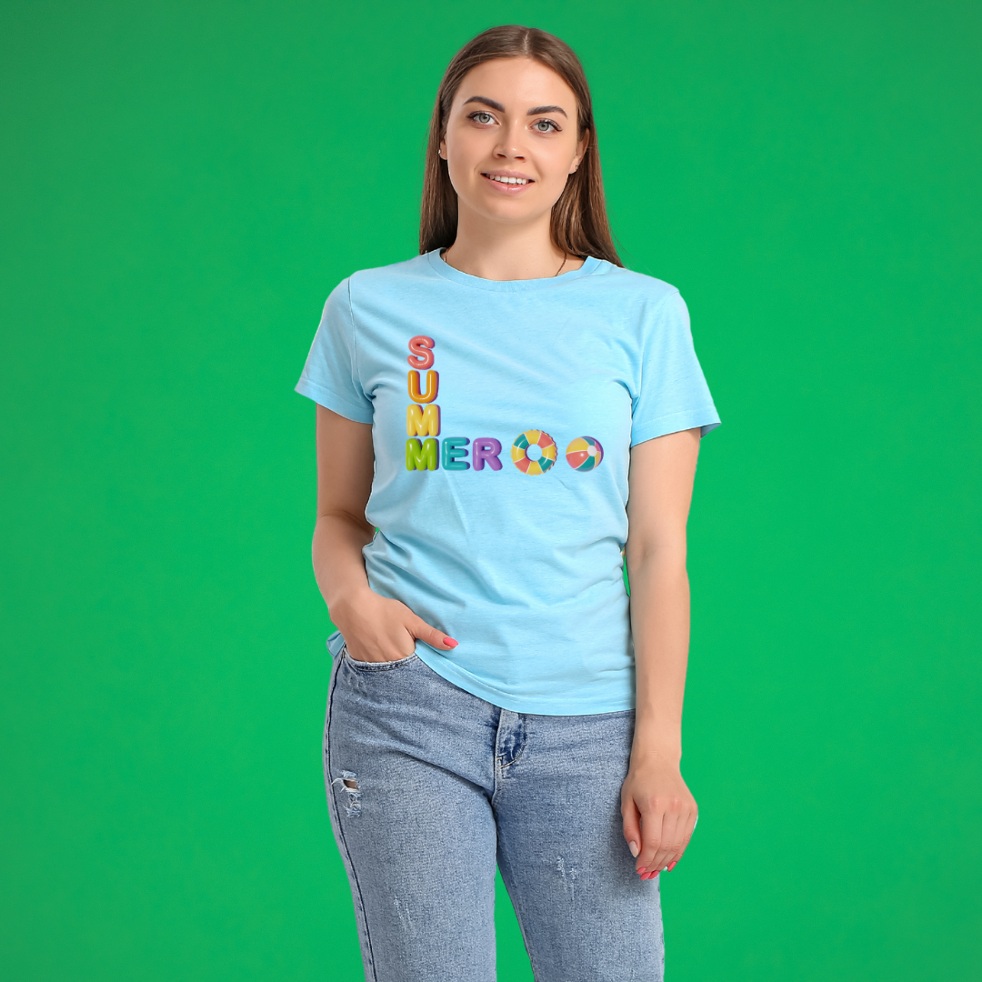 SUMMER BALLOON , T-Shirt, 100% Cotton, Summer Collection
