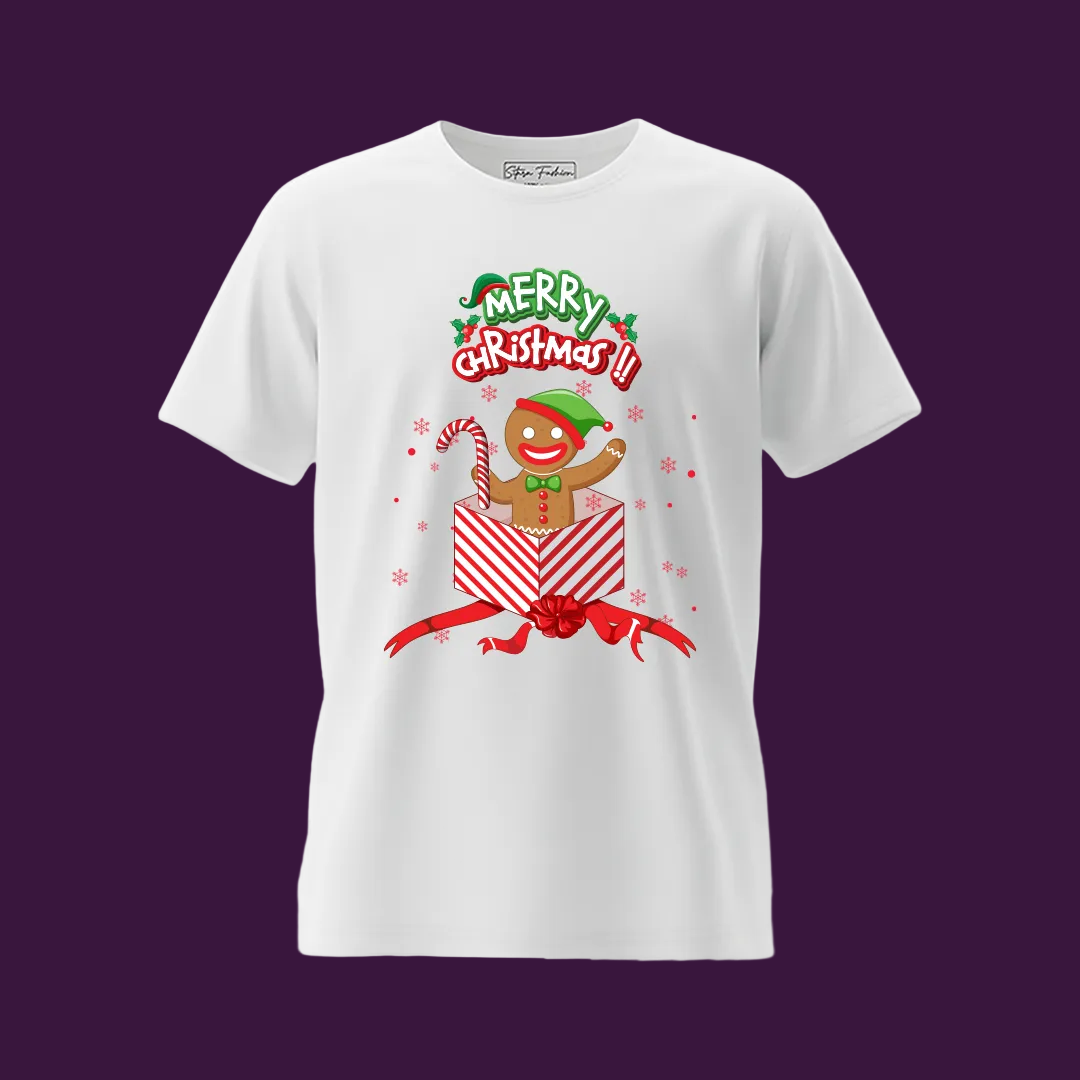 Family Christmas Squad Shirts  Matching Ginger Bread Holiday Tees for Family Photos & Christmas Morning