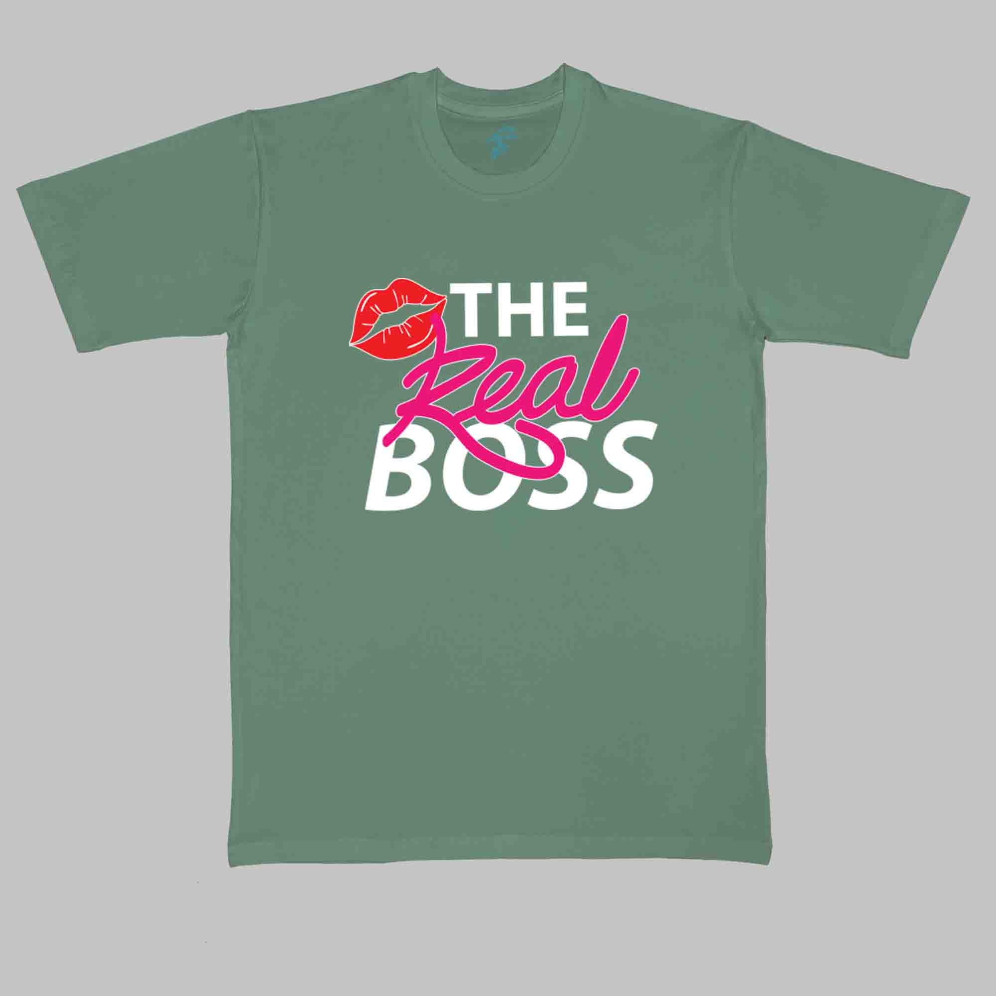 THE BOSS & THE REAL BOSS TSHIRT - Couple