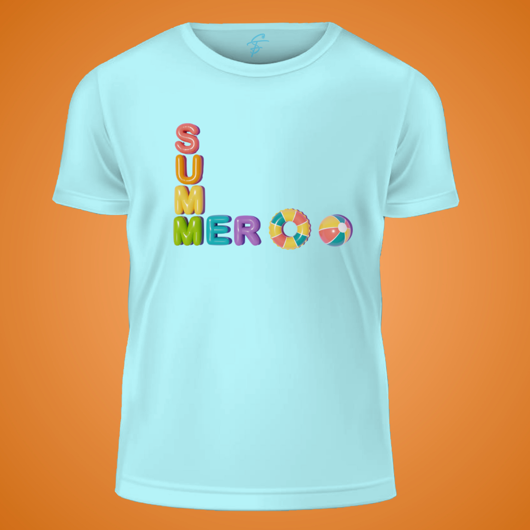 SUMMER BALLOON , T-Shirt, 100% Cotton, Summer Collection