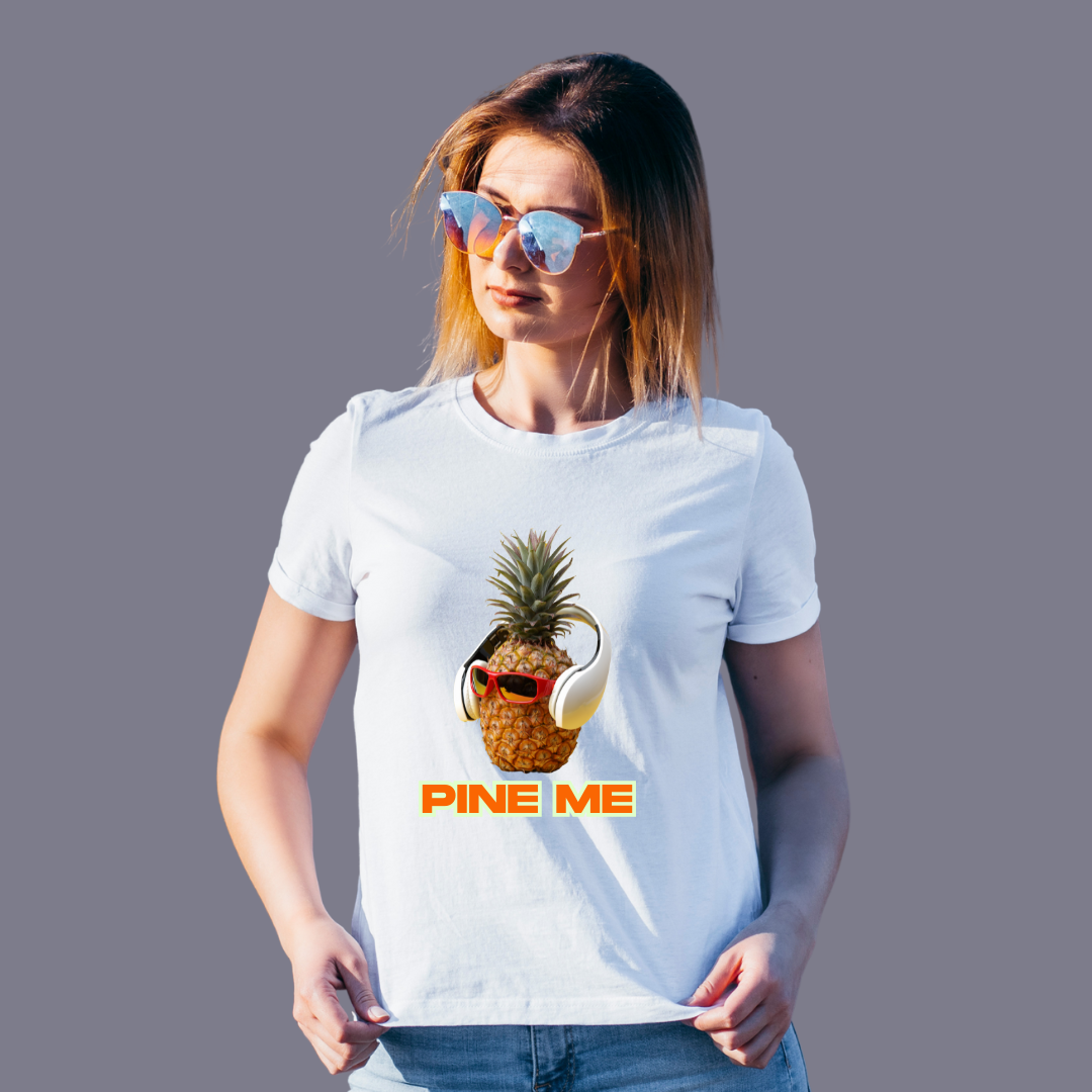 PINE ME SUMMER , T-Shirt, 100% Cotton, Summer Collection