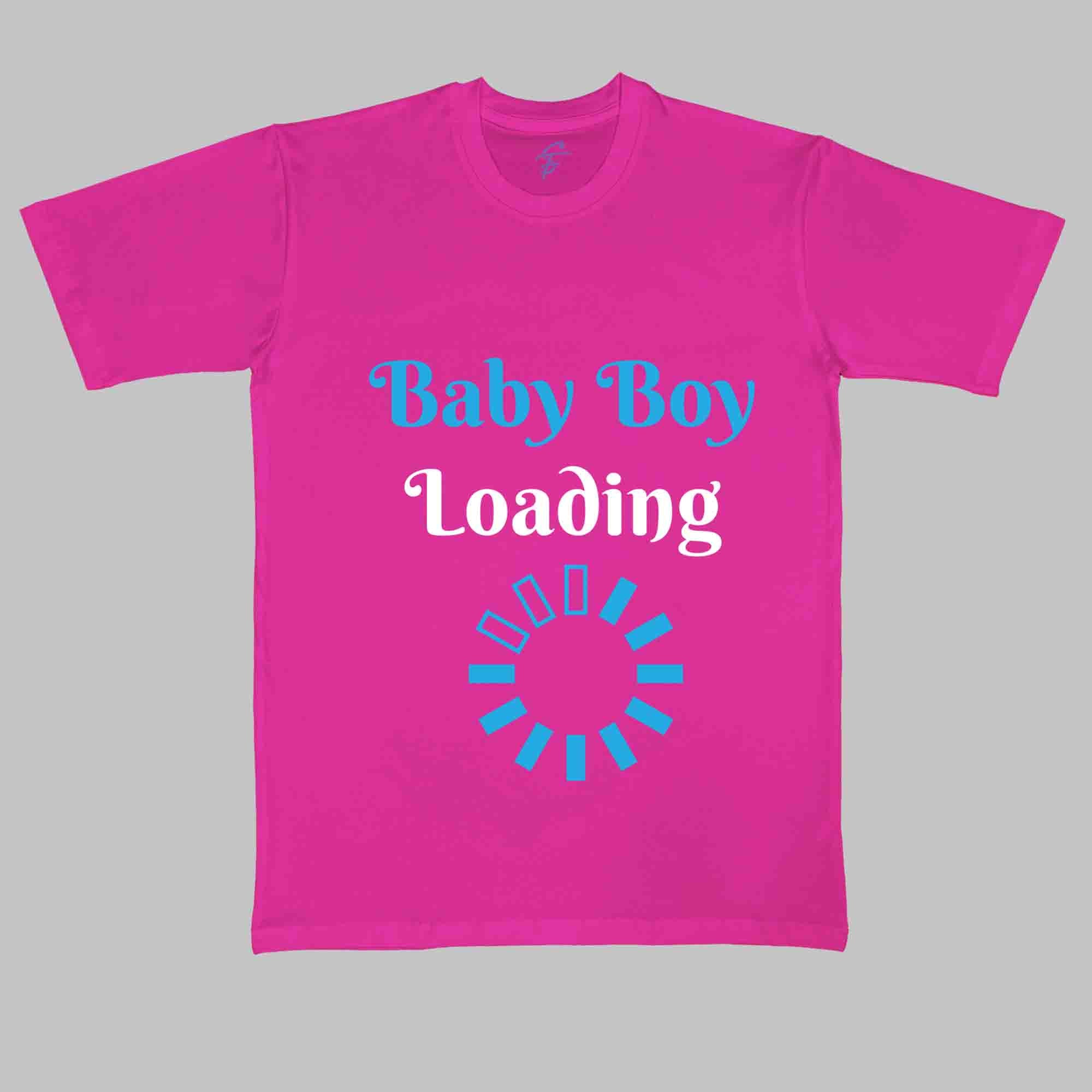 BABY BOY LOADING TSHIRT - Maternity