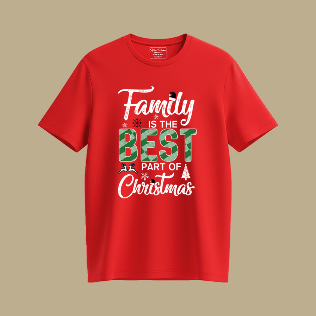 Christmas Family T-shirt - Family is the best part of Christmas - family tees - Christmas t-shirt Matching family outfit