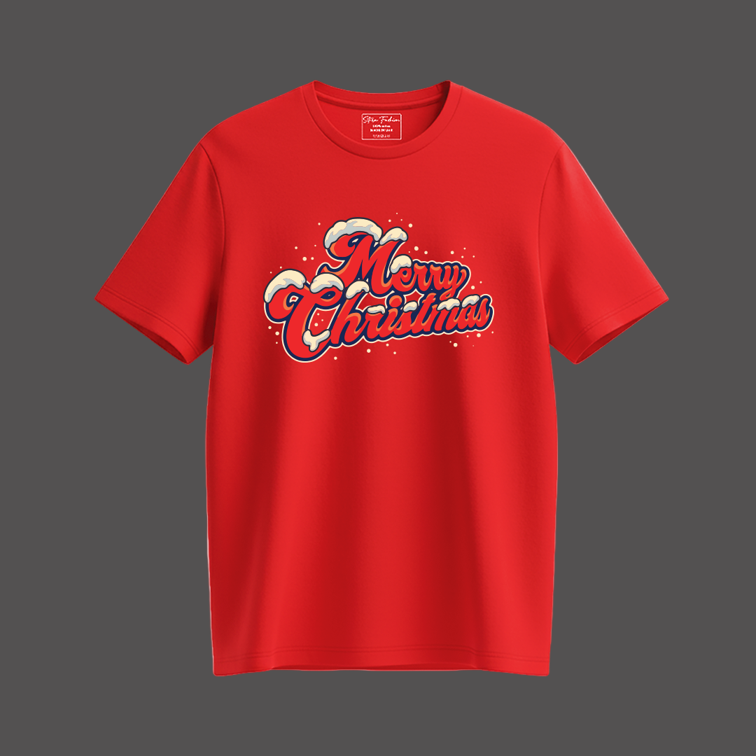 Snow-Top Merry Christmas Matching  T-Shirts | Christmas T-shirts |