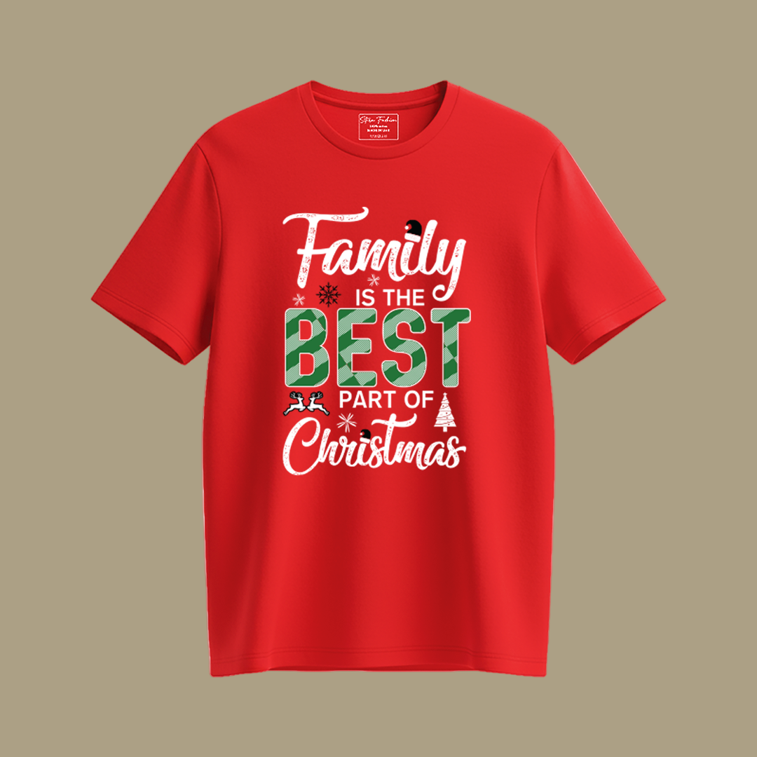 Christmas Family T-shirt - Family is the best part of Christmas - family tees - Christmas t-shirt Matching family outfit