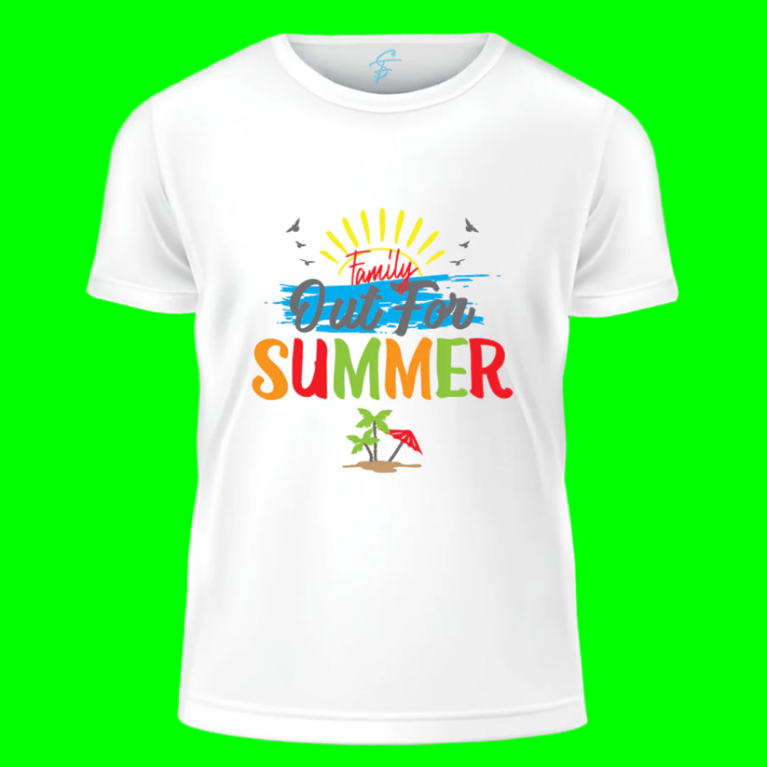 OUT FOR SUMMER, T-Shirt, 100% Cotton, Summer Collection