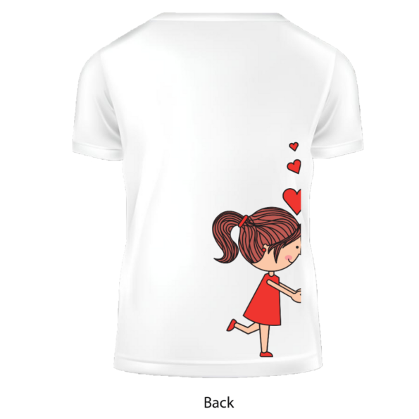 Cartoon Love Design, Set of 2 PCS – Couple Tshirt for Couples