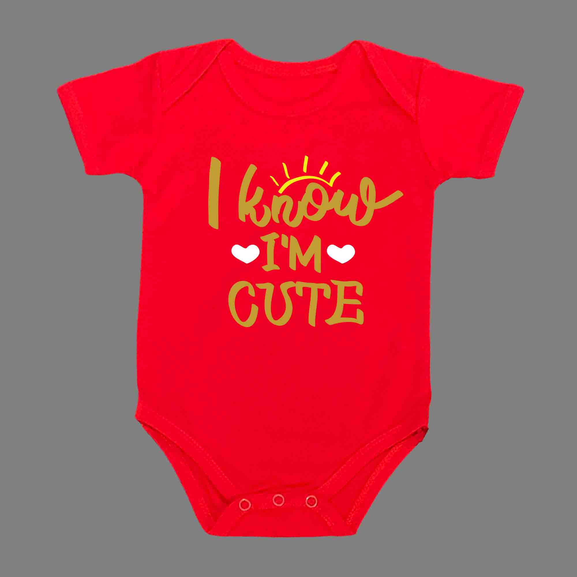 I KNOW IM CUTE - Infant Tees