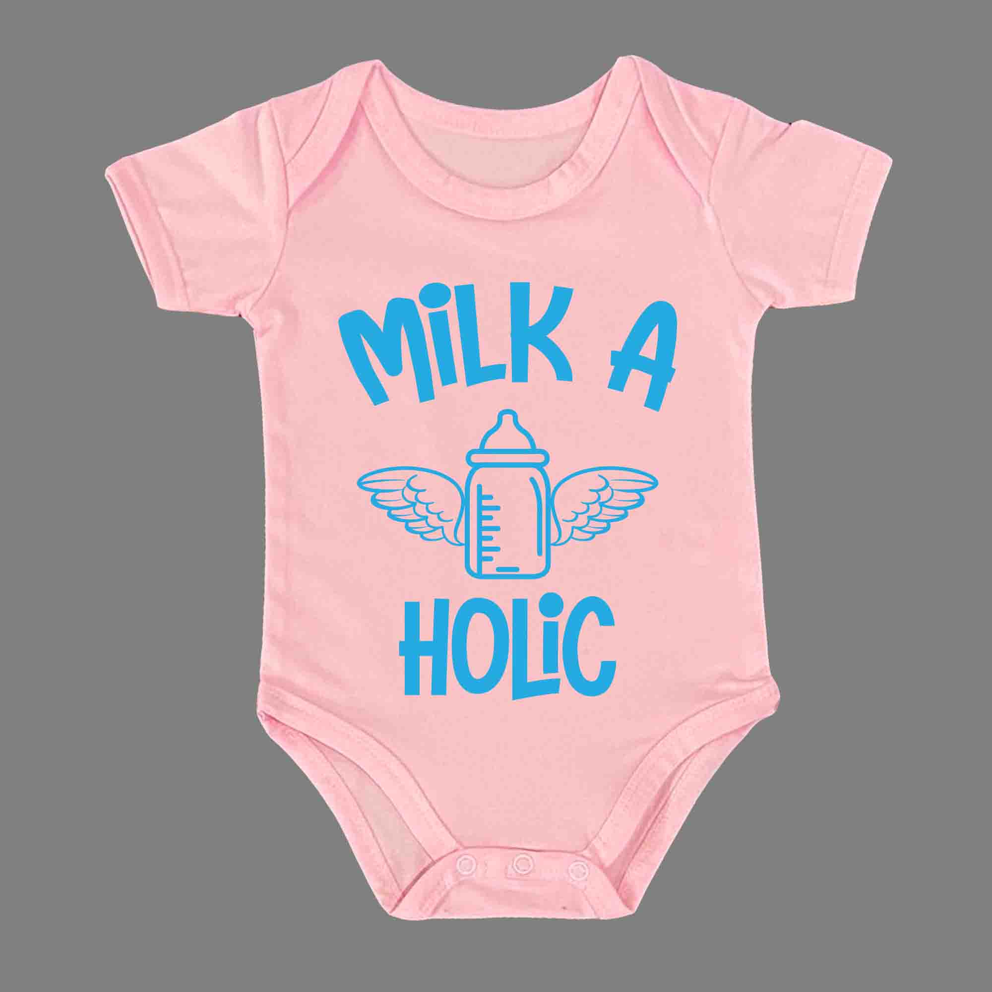 MILK A HOLIC BABY ROMPER - Infant Tees