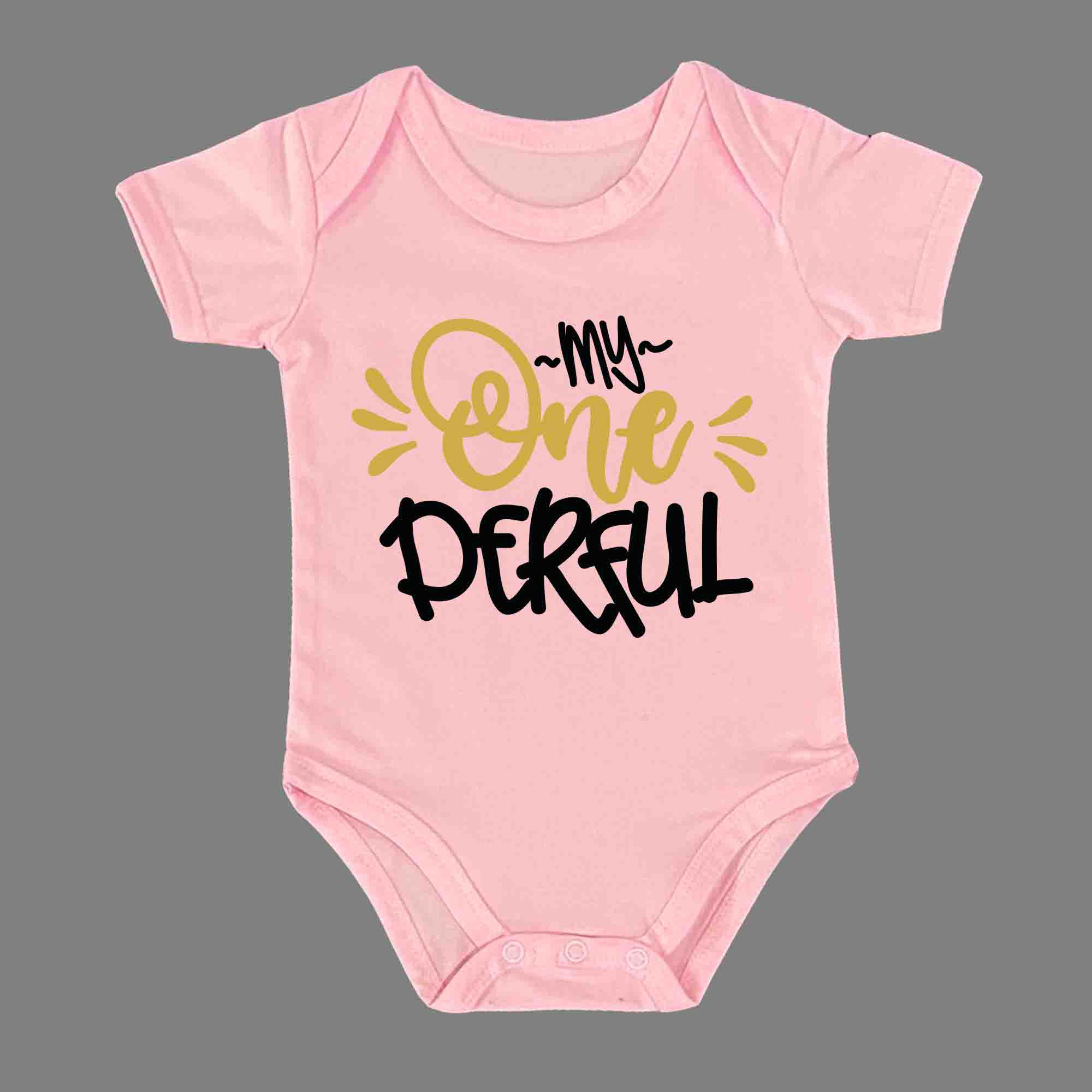 MY ONE DERFUL BABY ROMPER - Infant Tees