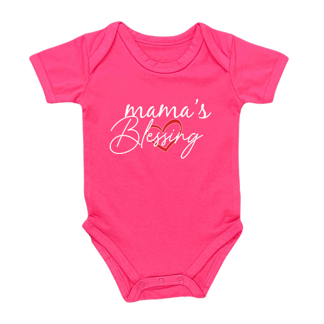 BLESSED MAMA TSHIRT AND ROMPER - Mom & Me