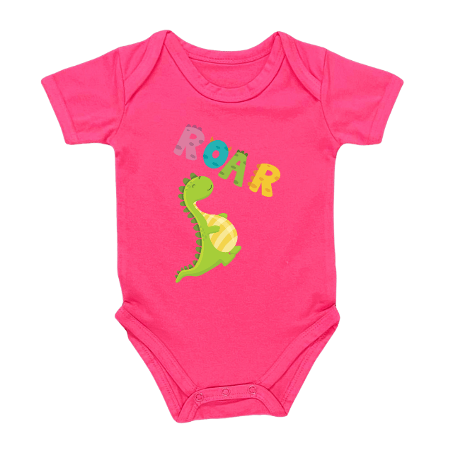 Roar Dino Kids Romper – Cute Dinosaur Design – Infant Tees