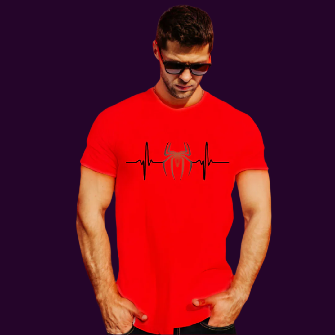 Pulse of the Web - SPIDER - Vibe Wear T-Shirt, 100% Cotton