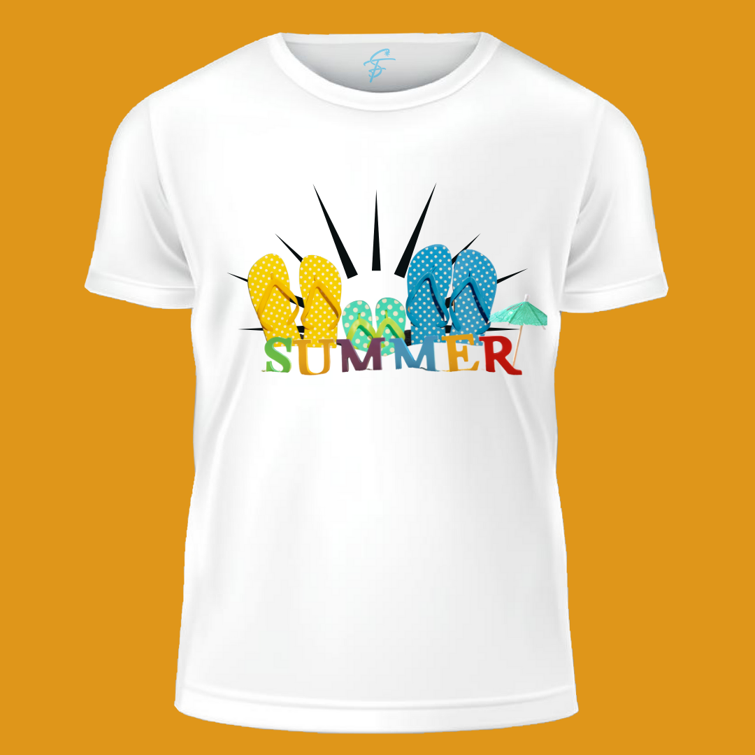 SUMMER SLIPPER, T-Shirt, 100% Cotton, Summer Collection