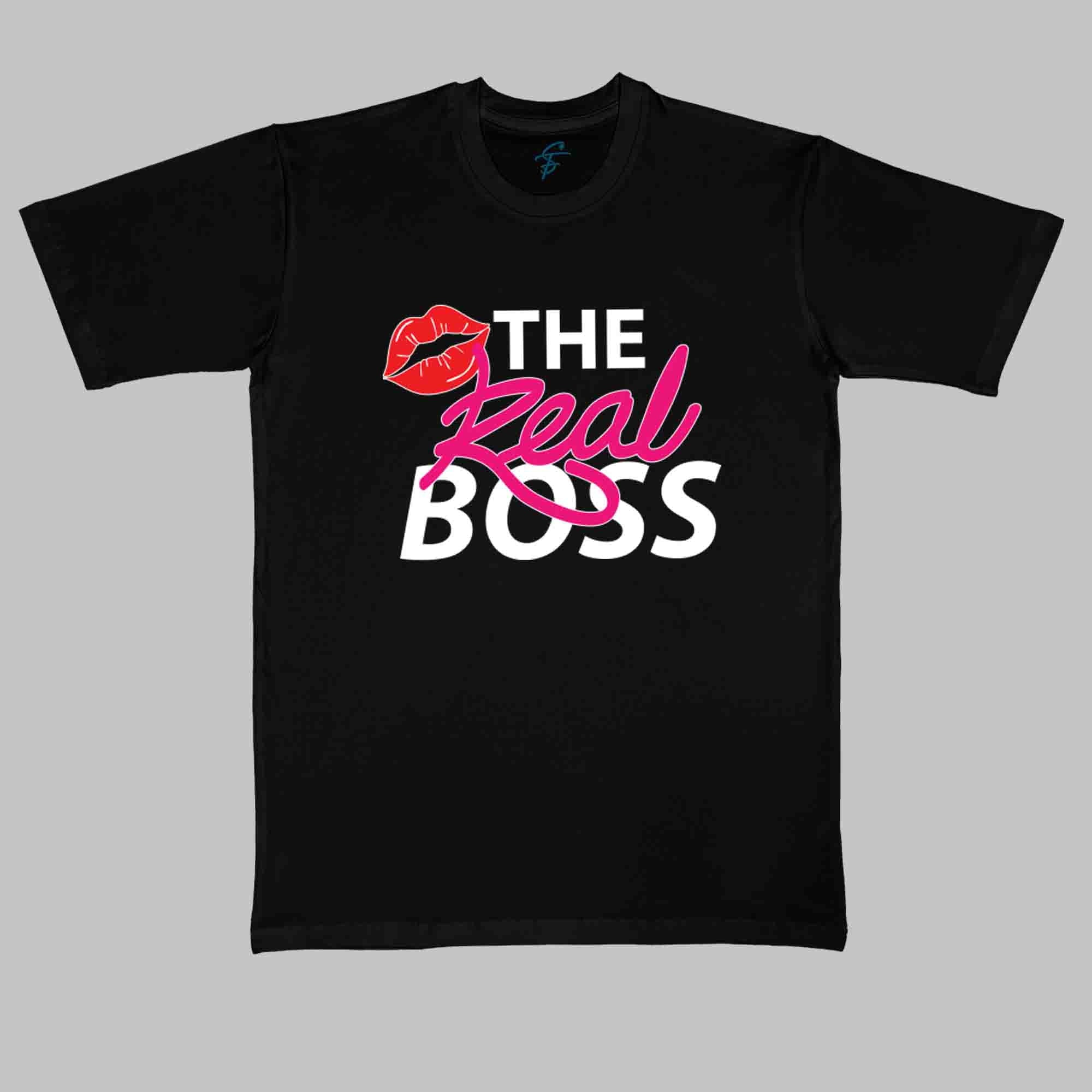 THE BOSS & THE REAL BOSS TSHIRT - Couple