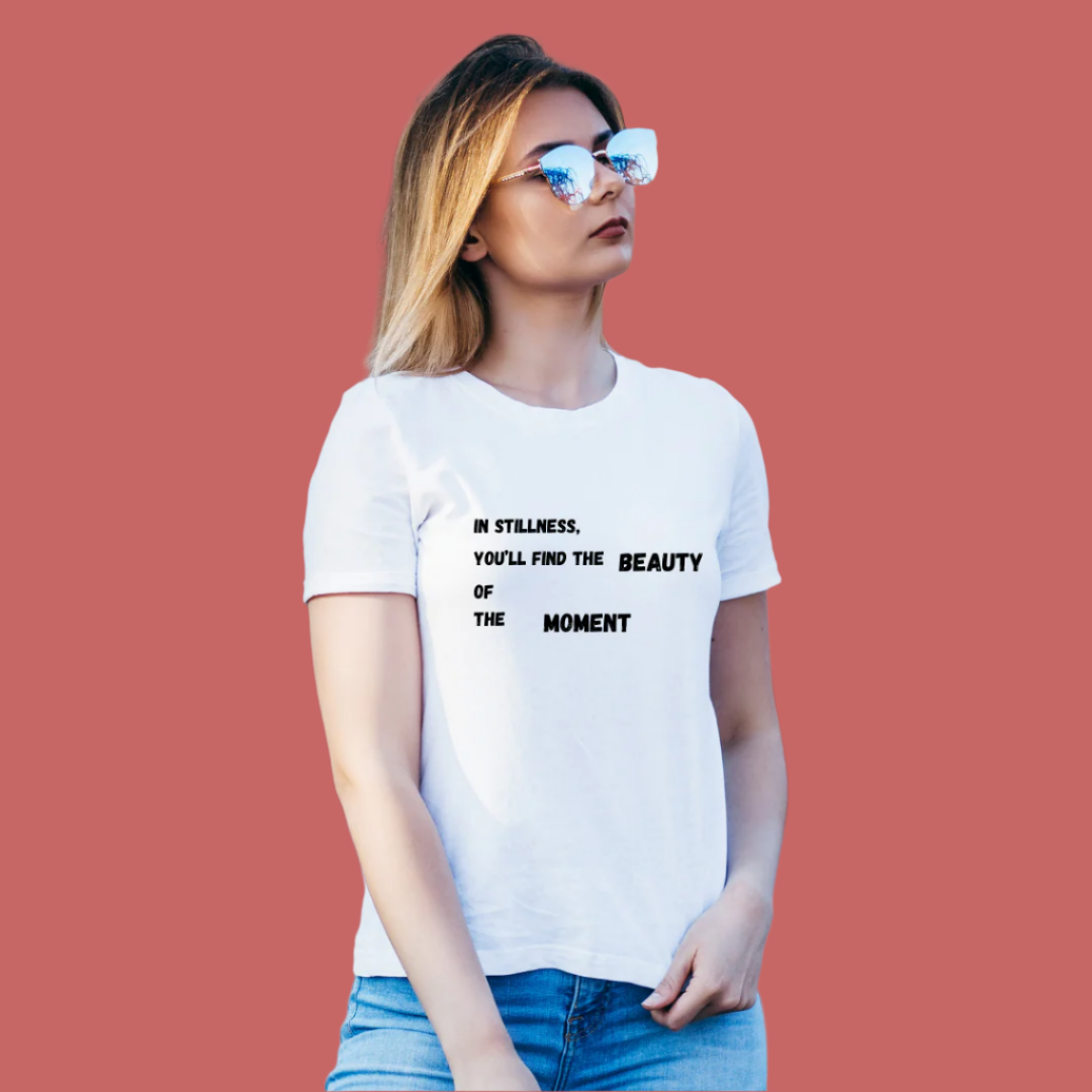 Inspirational Quote T-Shirt, 100% Cotton, Short Sleeve, Summer Collection