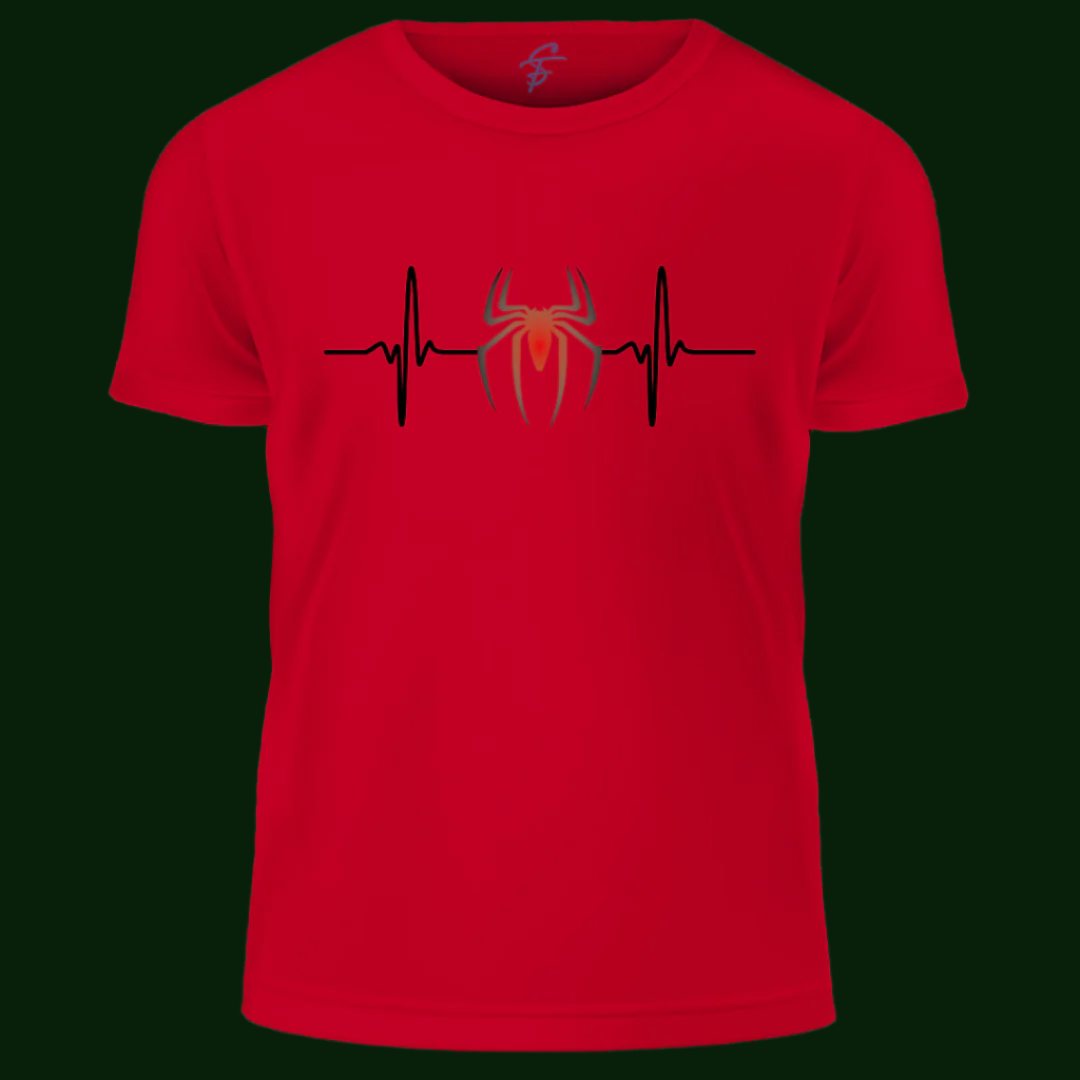 Pulse of the Web - SPIDER - Vibe Wear T-Shirt, 100% Cotton