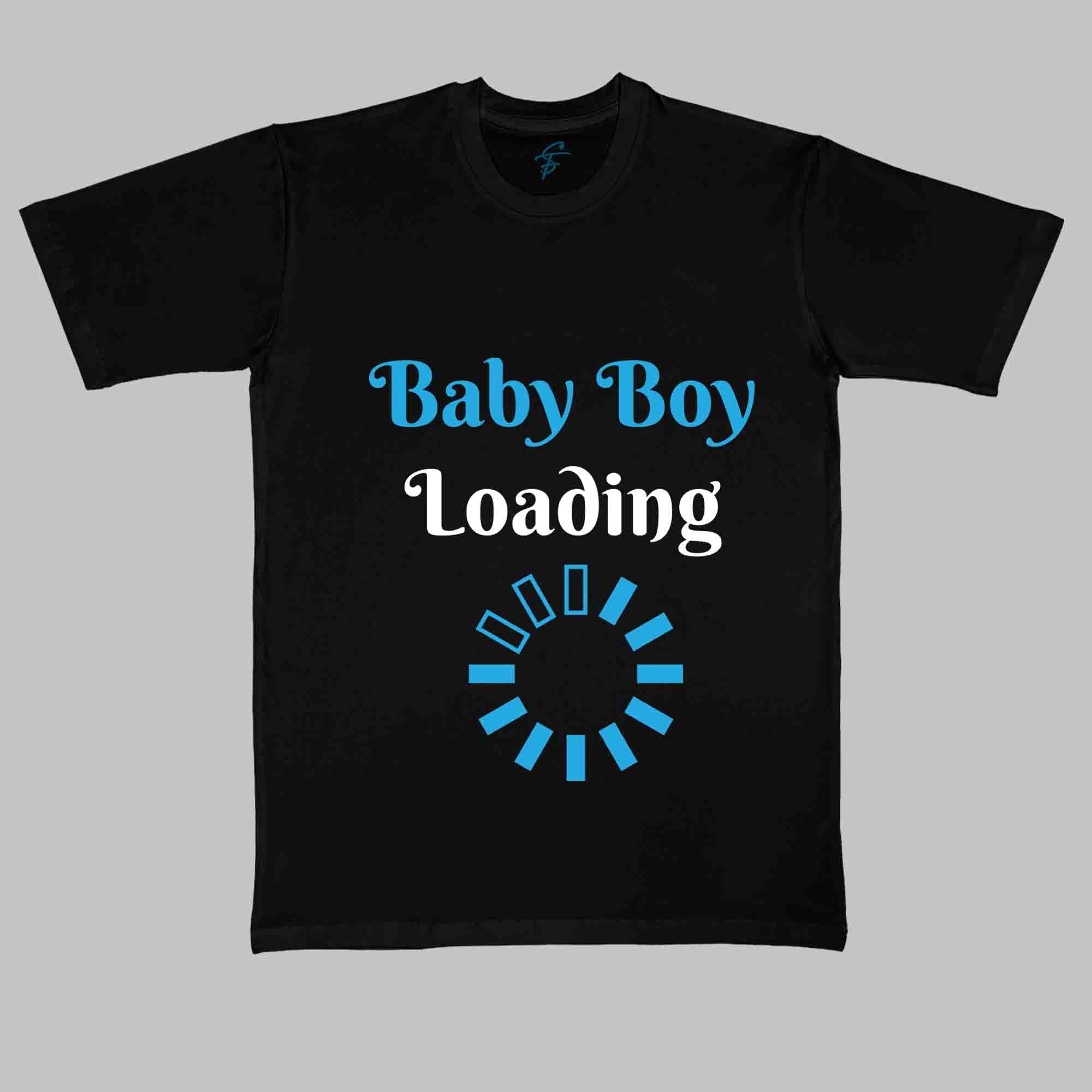 BABY BOY LOADING TSHIRT - Maternity